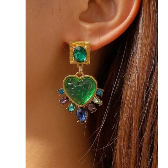 GreanādetailedāearringādropsāA571 - Picture 2 of 6